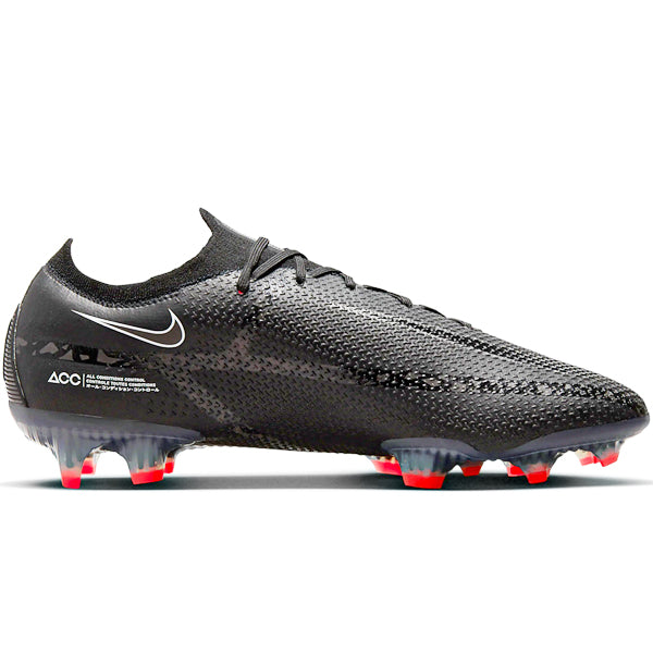 Nike Phantom GT2 Elite FG (Negro/Gris humo oscuro)
