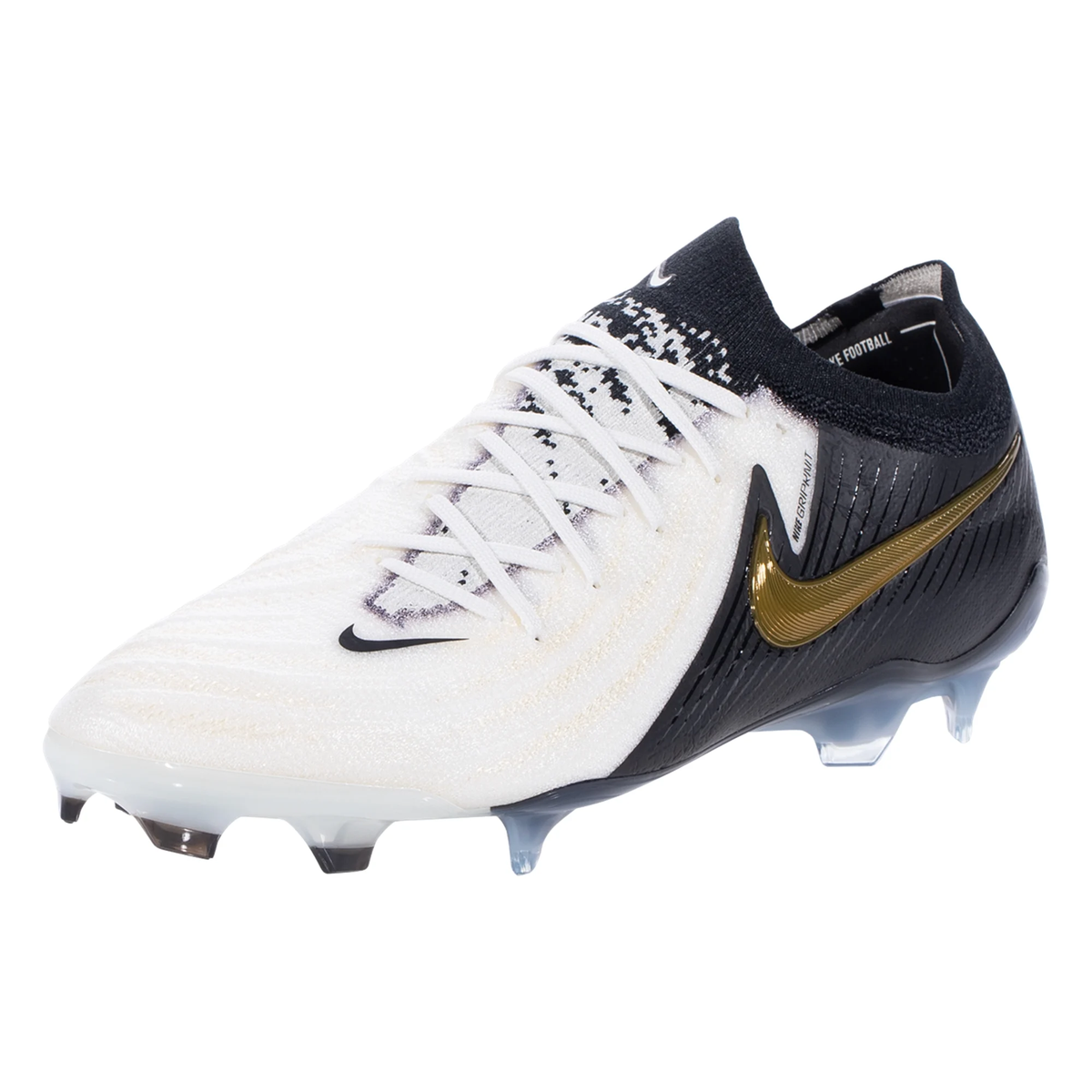 Nike Phantom GX II Elite Firm Ground Soccer Cleats (White/Black/Metall ...