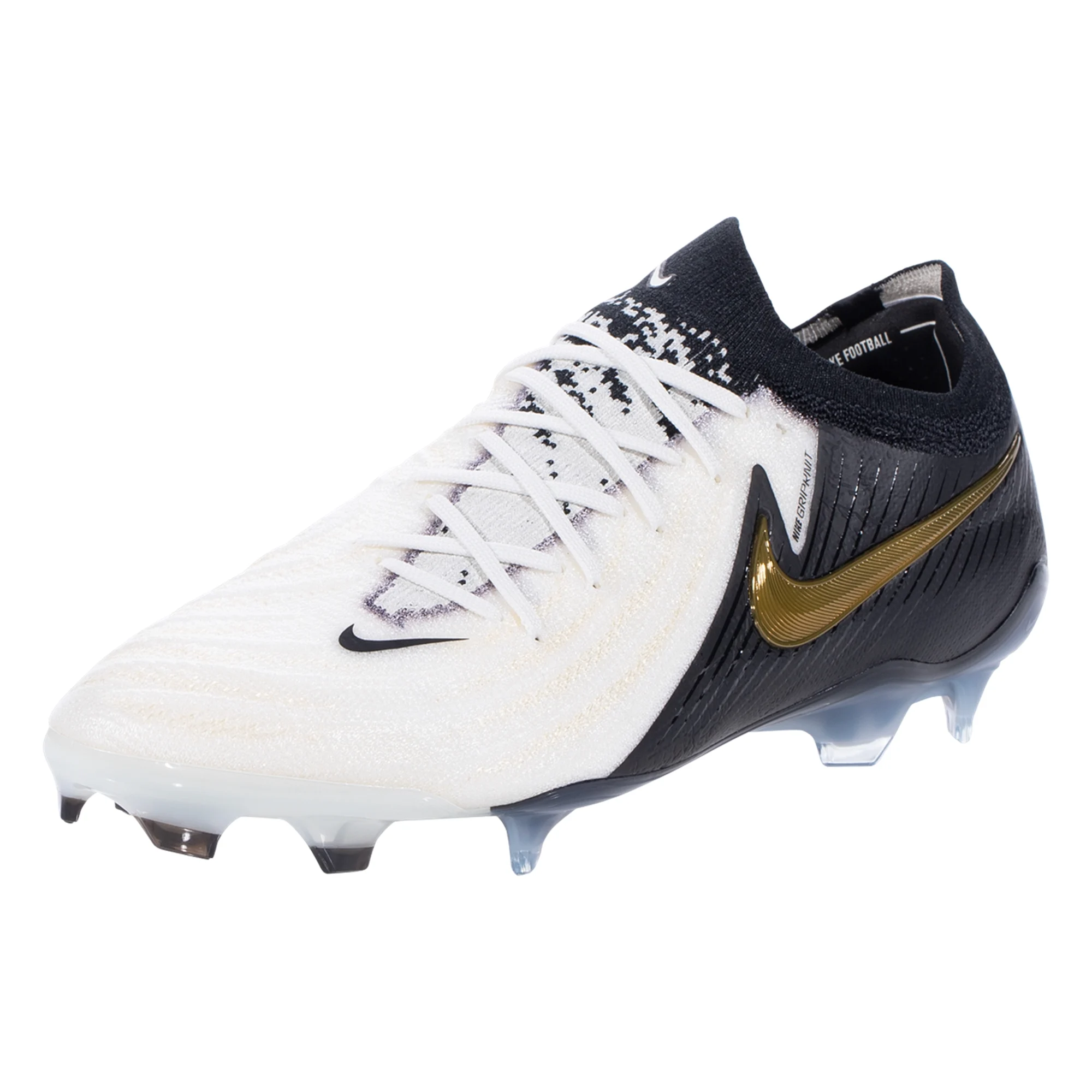 Nike Phantom GX II Elite Firm Ground Soccer Cleats (White/Black/Metall