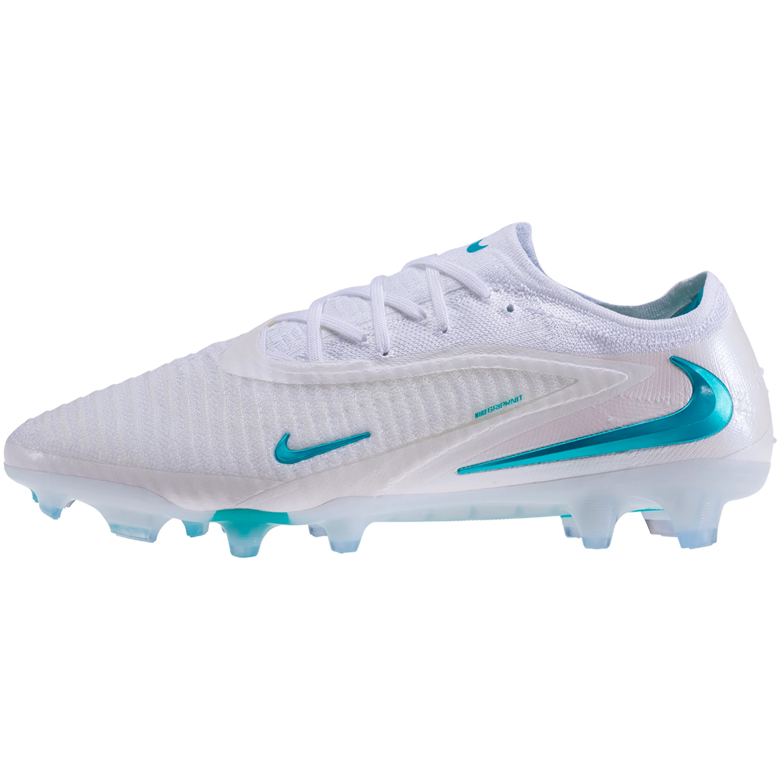 Nike Phantom 6 Low Elite FG Soccer Cleats (White/Dusty Cactus)