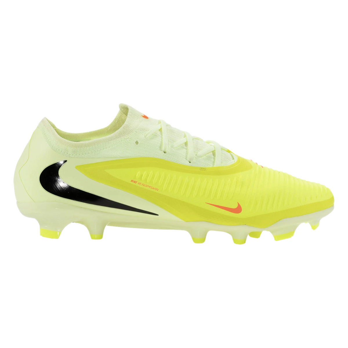 Nike Phantom 6 Low Pro Firm Ground Soccer Cleats (Hyper Crimson/Black/Limelight)