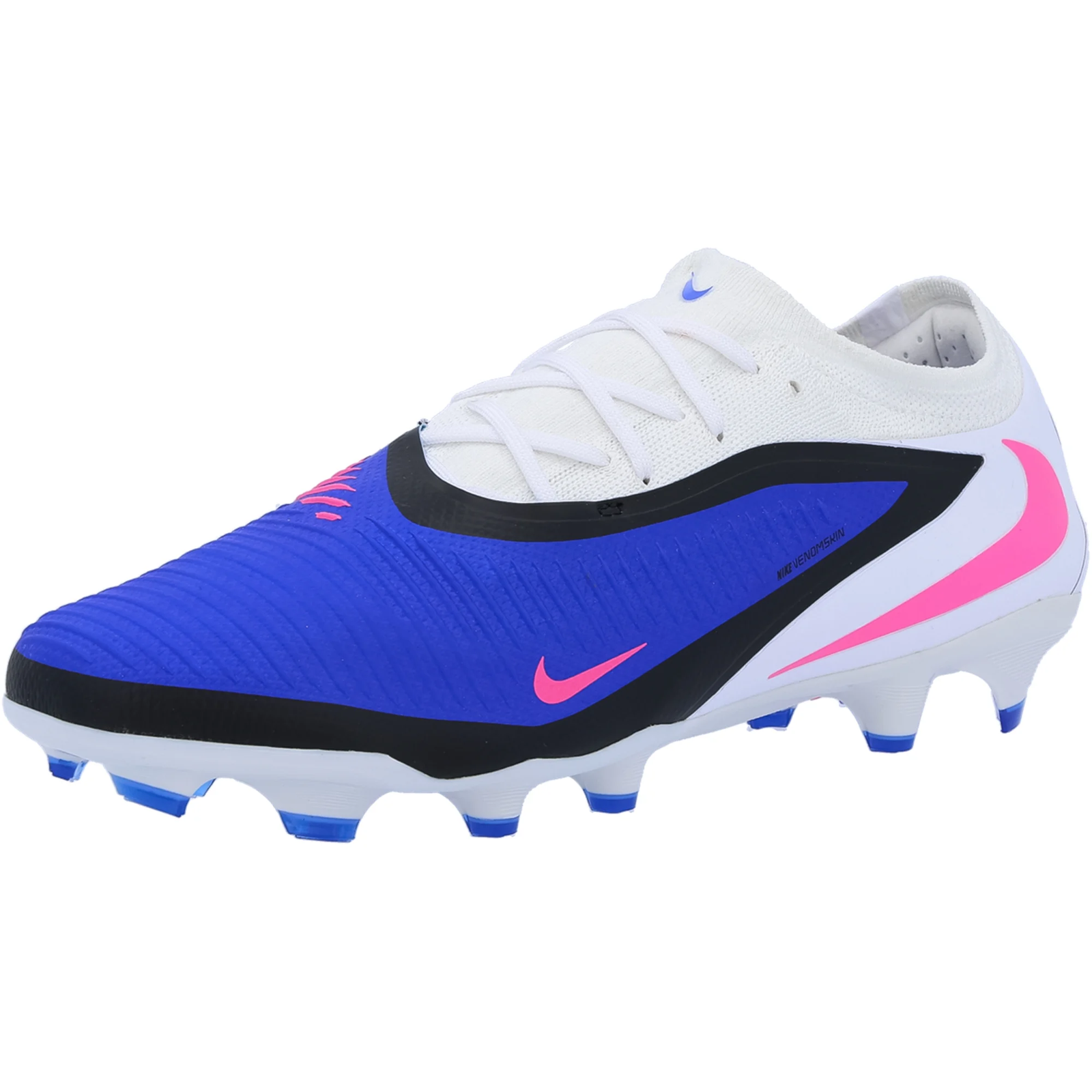 Nike Phantom 6 Low Pro FG Soccer Cleats (Racer Blue/White)