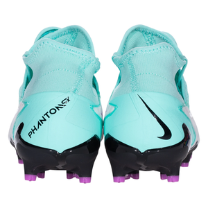 Nike Phantom GX Pro DF Firm Ground Soccer Cleats (Hyer Turquoise/Fuchsia Dream)