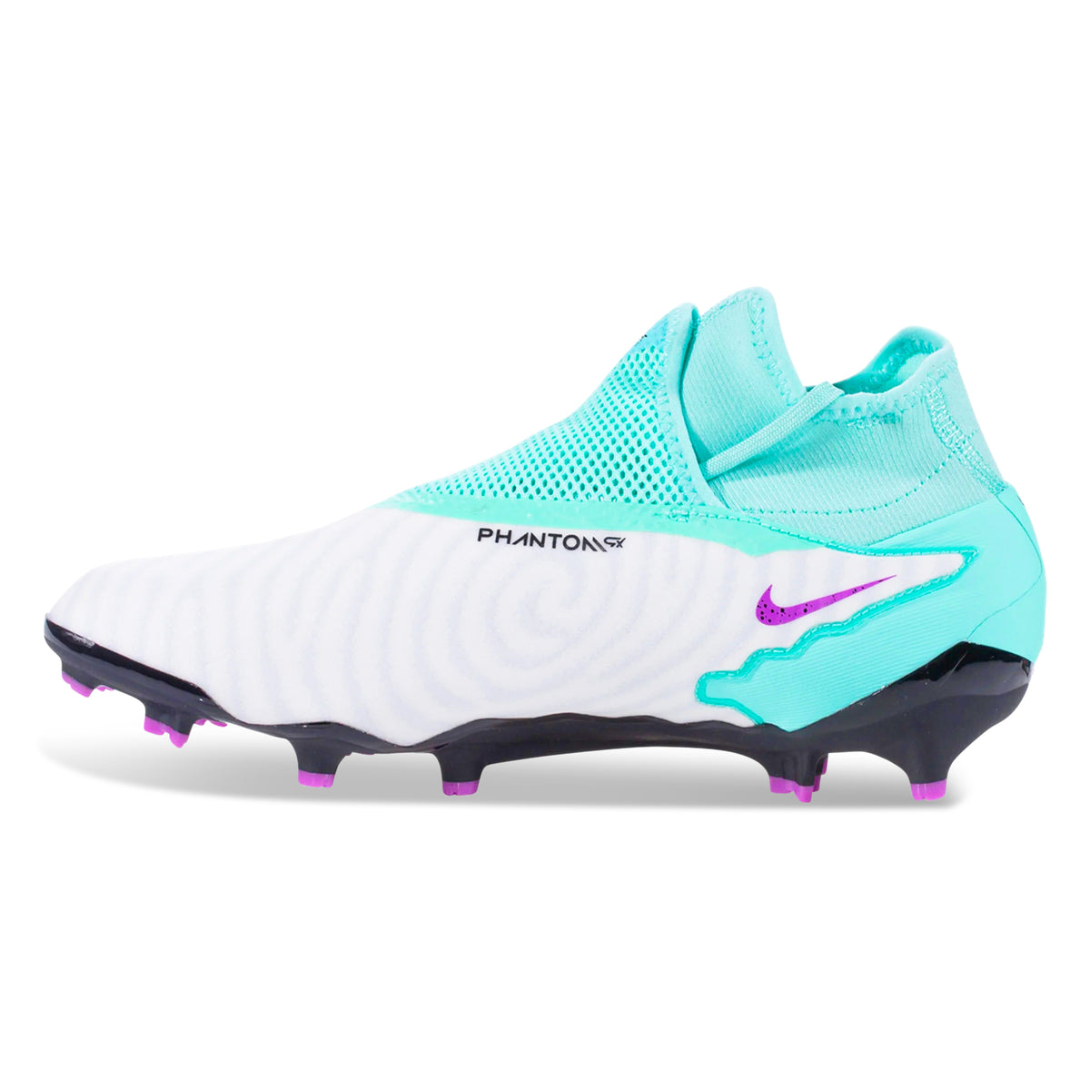 Nike Phantom GX Pro DF Firm Ground Soccer Cleats (Hyer Turquoise/Fuchsia Dream)
