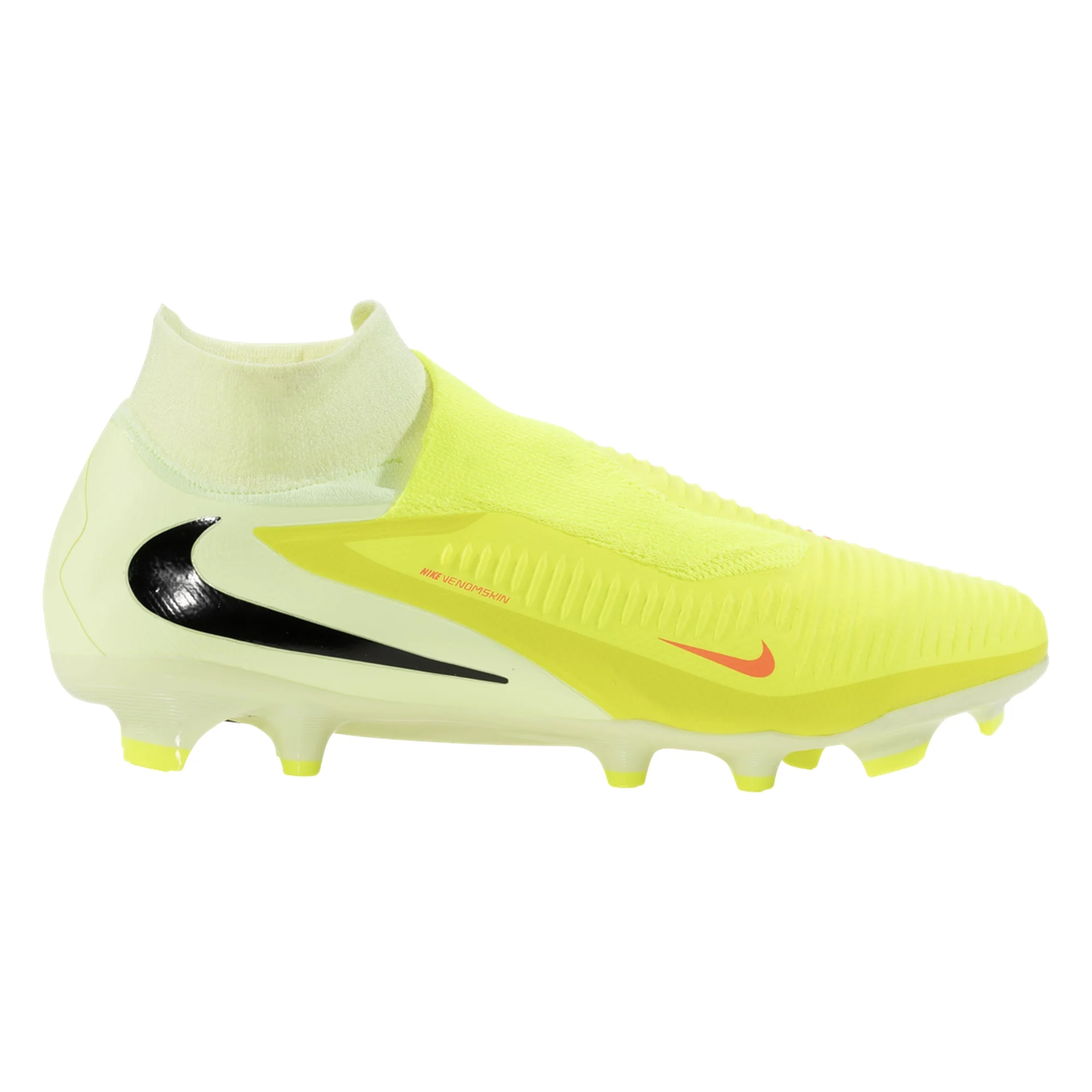 Nike Phantom 6 High Pro Firm Ground Soccer Cleats (Hyper Crimson/Black/Limelight)