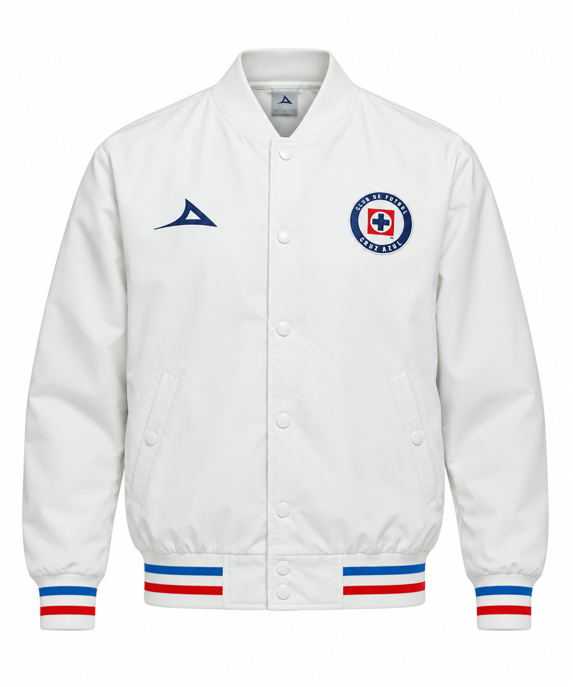 Pirma Men's Cruz Azul 26/27 Bomber Jacket (White/Blue)
