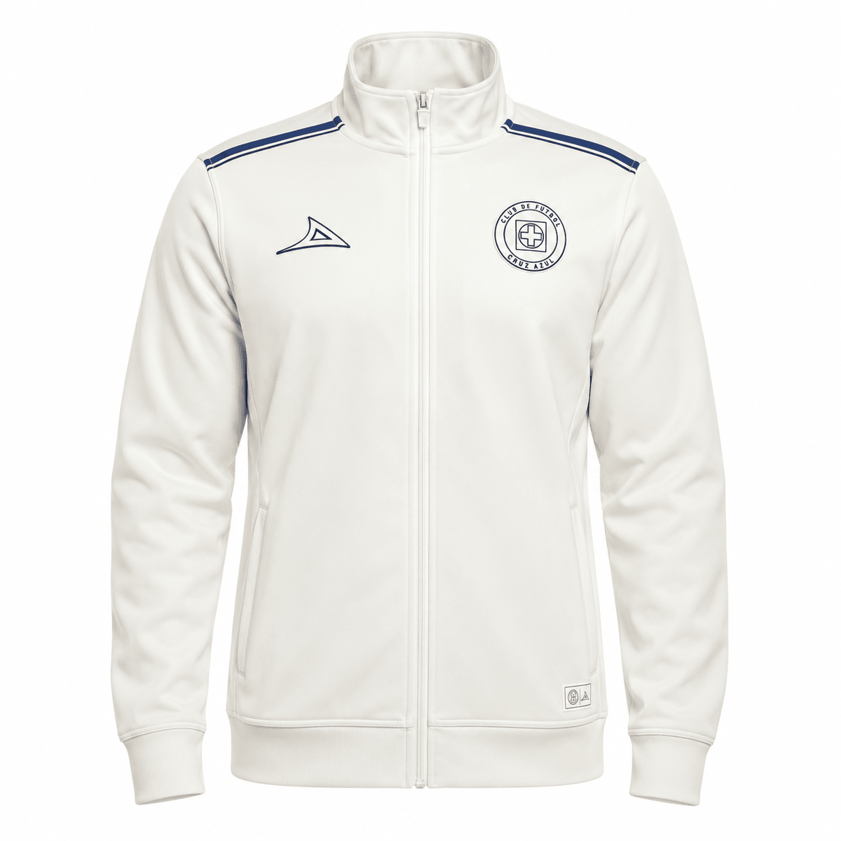 Pirma Men's Cruz Azul Full-Zip Jacket (Off White) | SoccerWearhouse