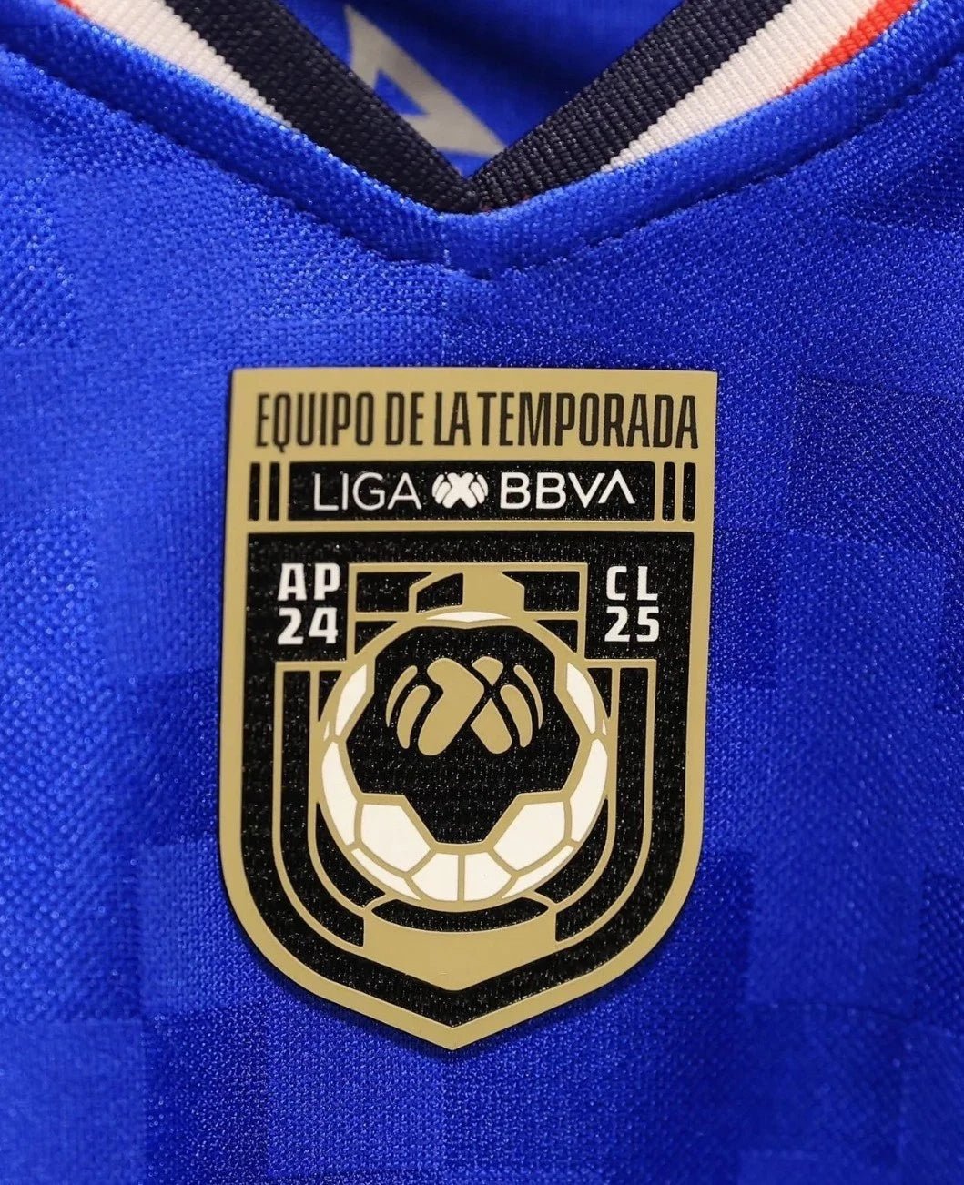 Pirma Men's Cruz Azul Home Jersey 25/26 w/ Champion 9 + Liga BBVA Patches (Blue) | SoccerWearhouse