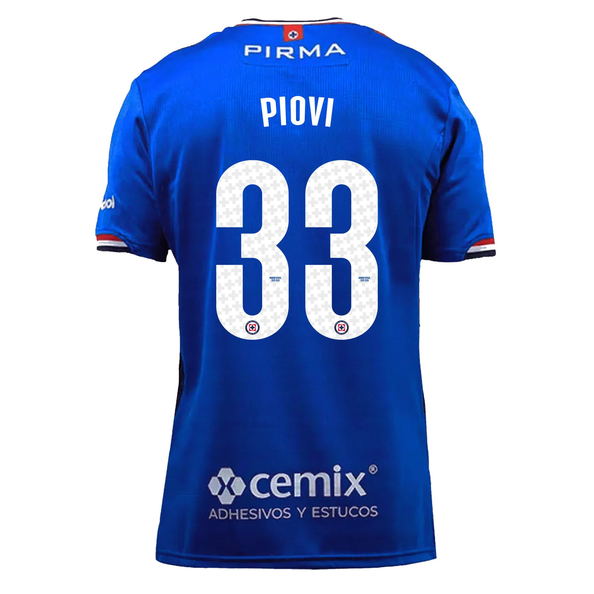 Pirma Men's Gonzalo Piovi Cruz Azul Home Jersey 25/26 (Blue) | SoccerWearhouse