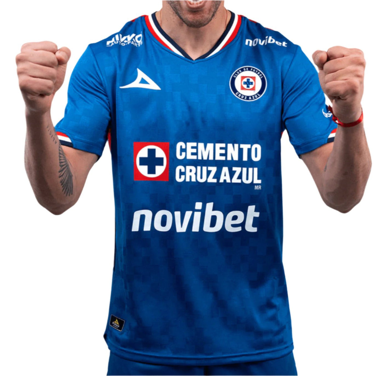 Pirma Men's Ignacio Rivero Cruz Azul Home Jersey 25/26 (Blue) | SoccerWearhouse