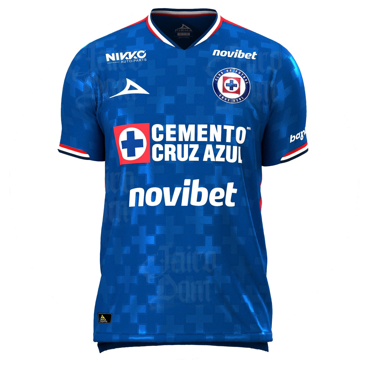 Pirma Men's Ignacio Rivero Cruz Azul Home Jersey 25/26 (Blue) | SoccerWearhouse