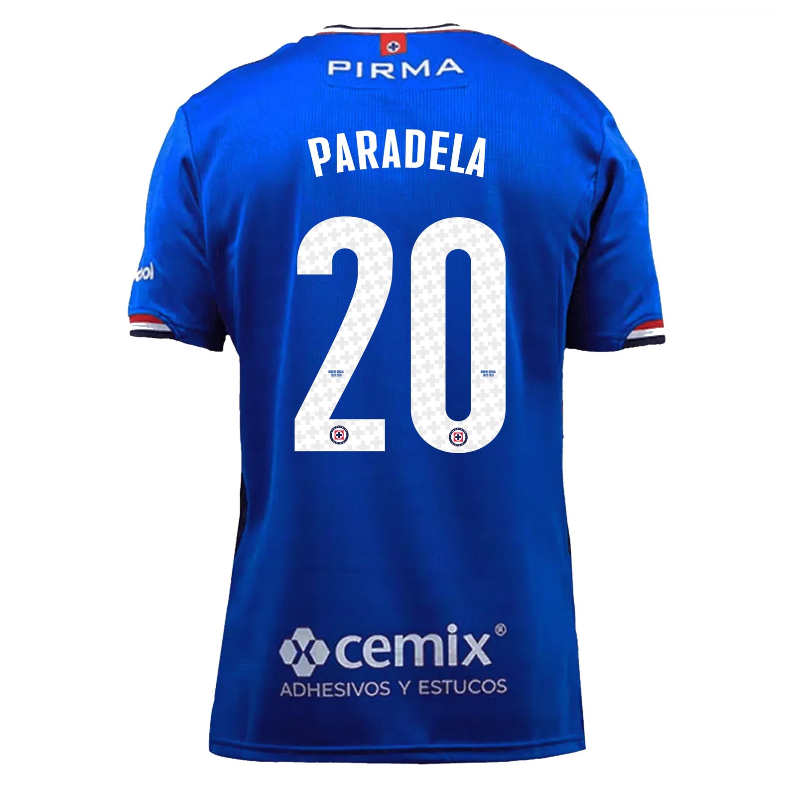 Pirma Men's Jose Paradela Cruz Azul Home Jersey 25/26 (Blue) | SoccerWearhouse