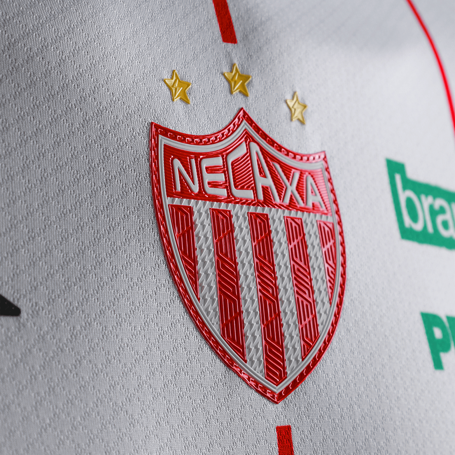 Pirma Men's Necaxa Home Jersey 25/26 (White/Red) | SoccerWearhouse