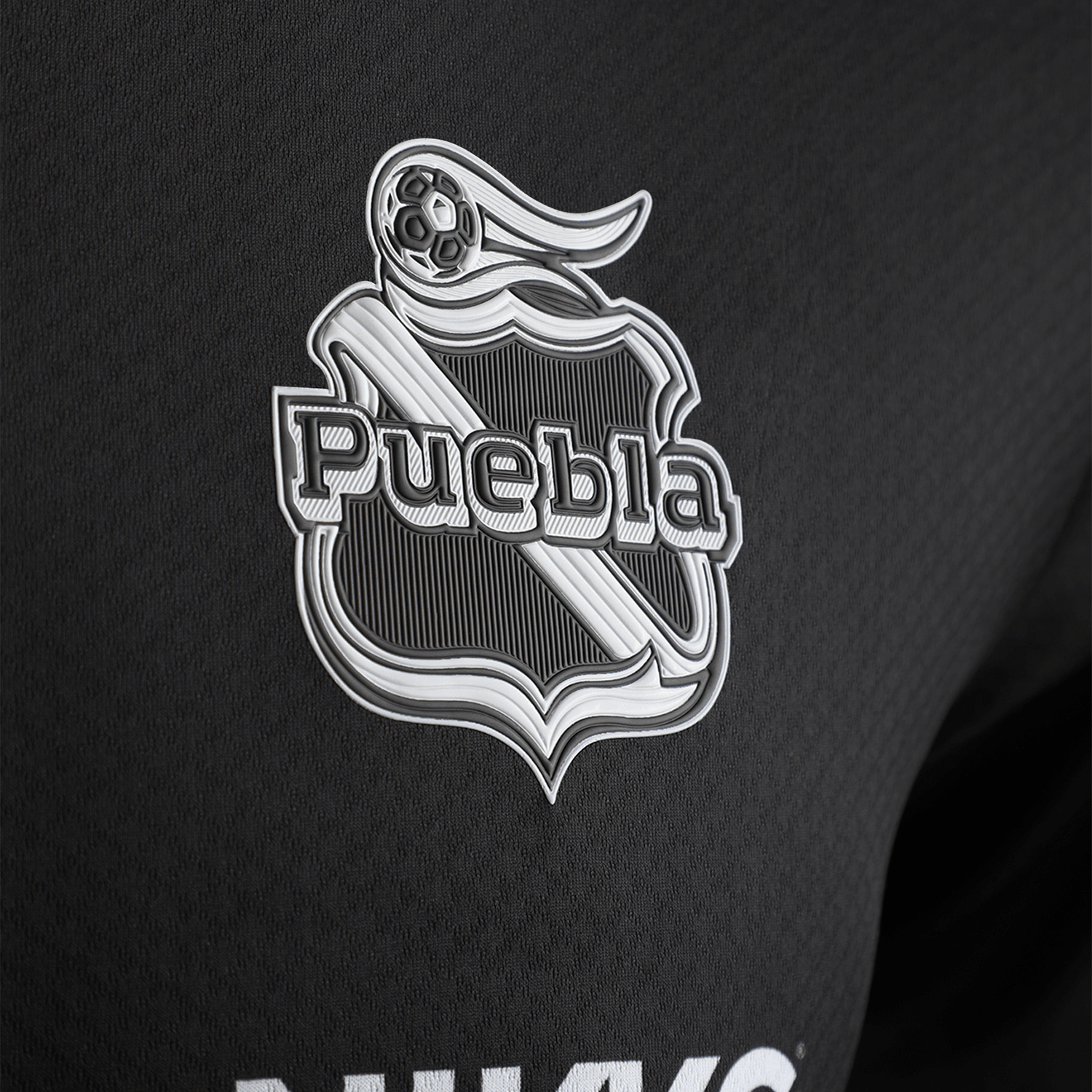Pirma Men's Puebla Away Jersey 25/26 (Black/White) | SoccerWearhouse