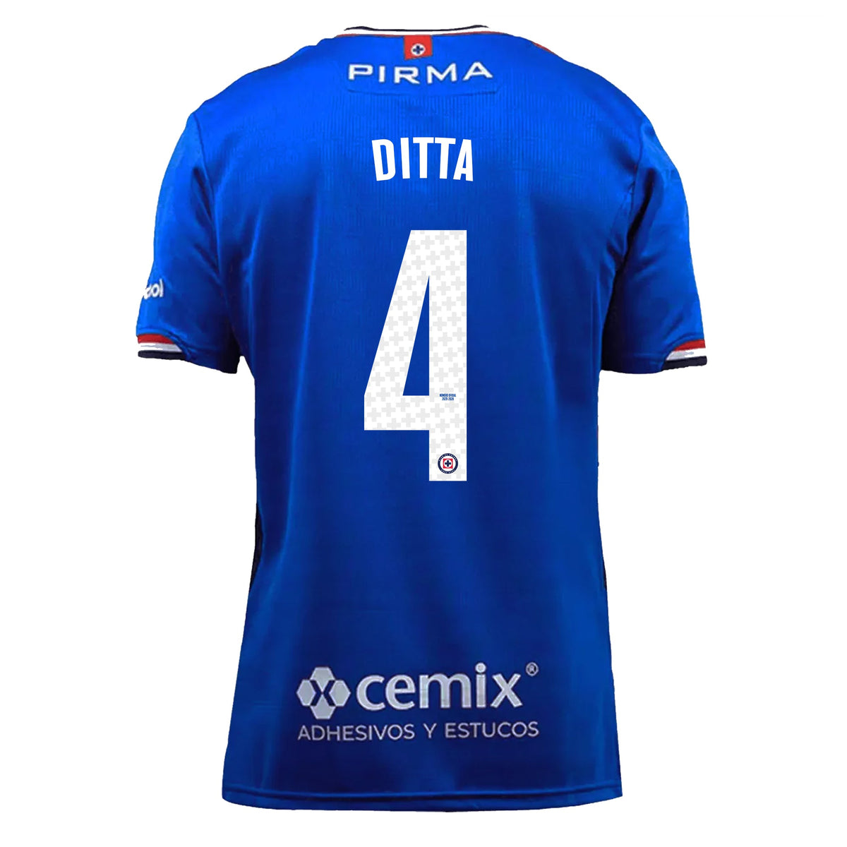 Pirma Men's Willer Ditta Cruz Azul Home Jersey 25/26 (Blue) | SoccerWearhouse