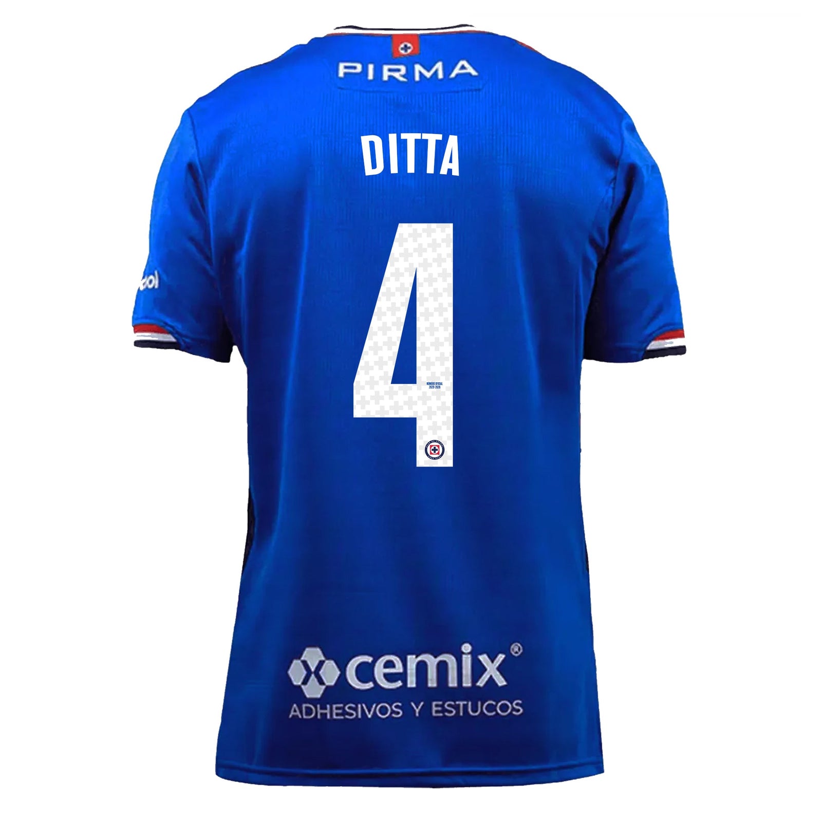 Pirma Men's Willer Ditta Cruz Azul Home Jersey 25/26 (Blue) | SoccerWearhouse
