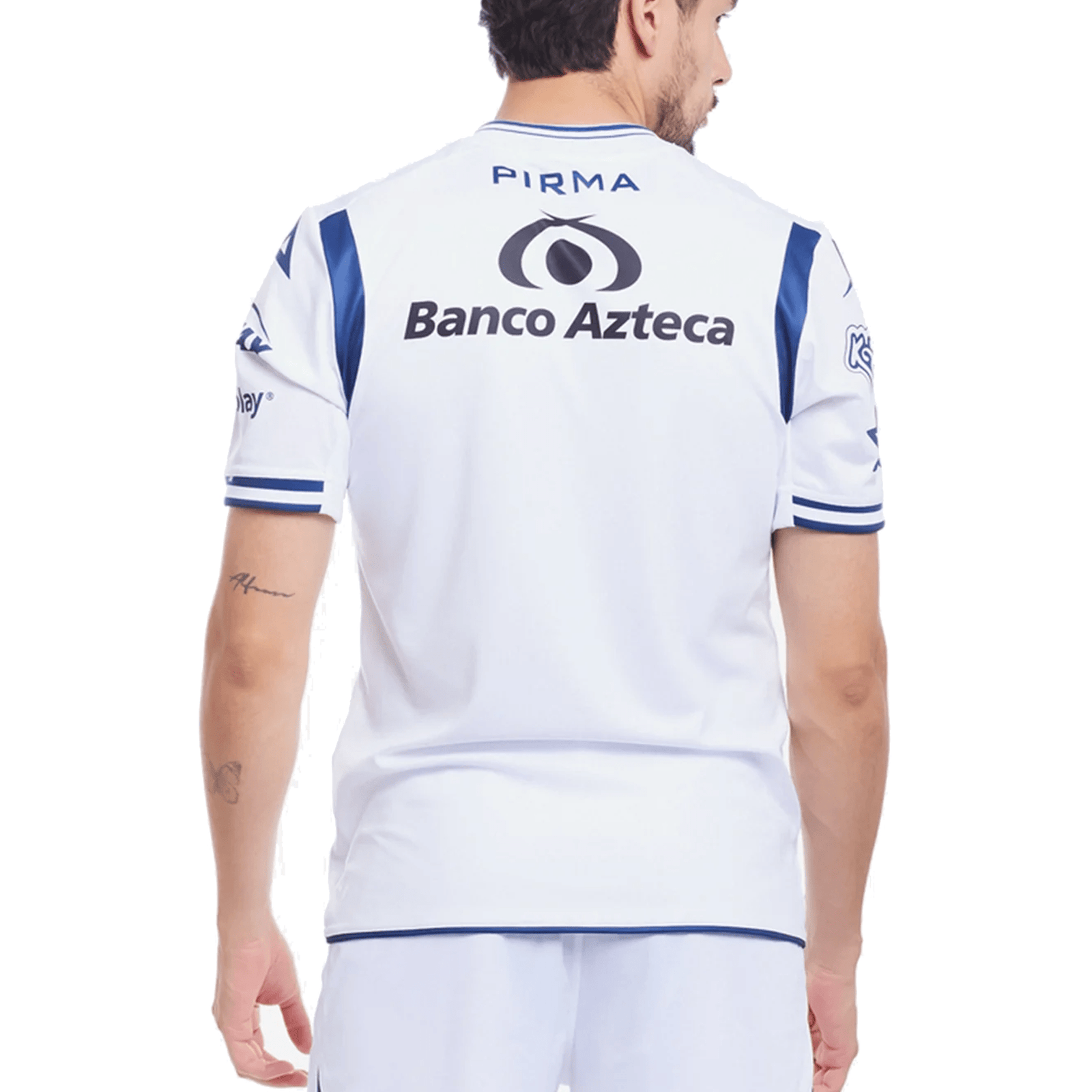 Pirma Puebla Home Jersey 24/25 (White/Navy) | SoccerWearhouse