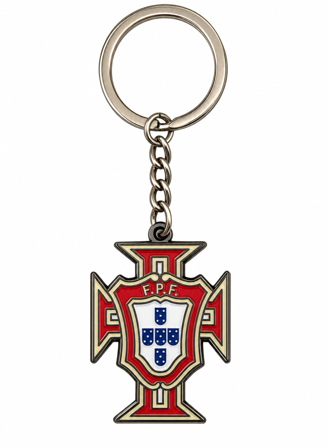 Portugal National Team Double Sided Metal Crest Keychain | SoccerWearhouse