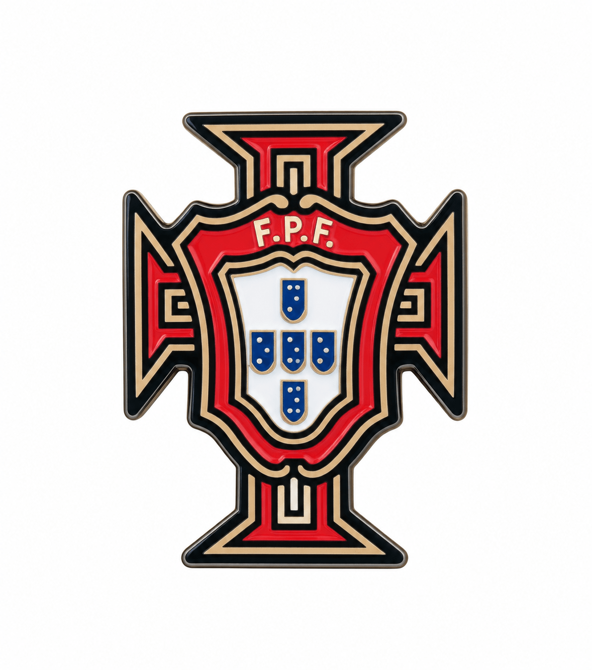 Portugal National Team Enamel Pin | SoccerWearhouse