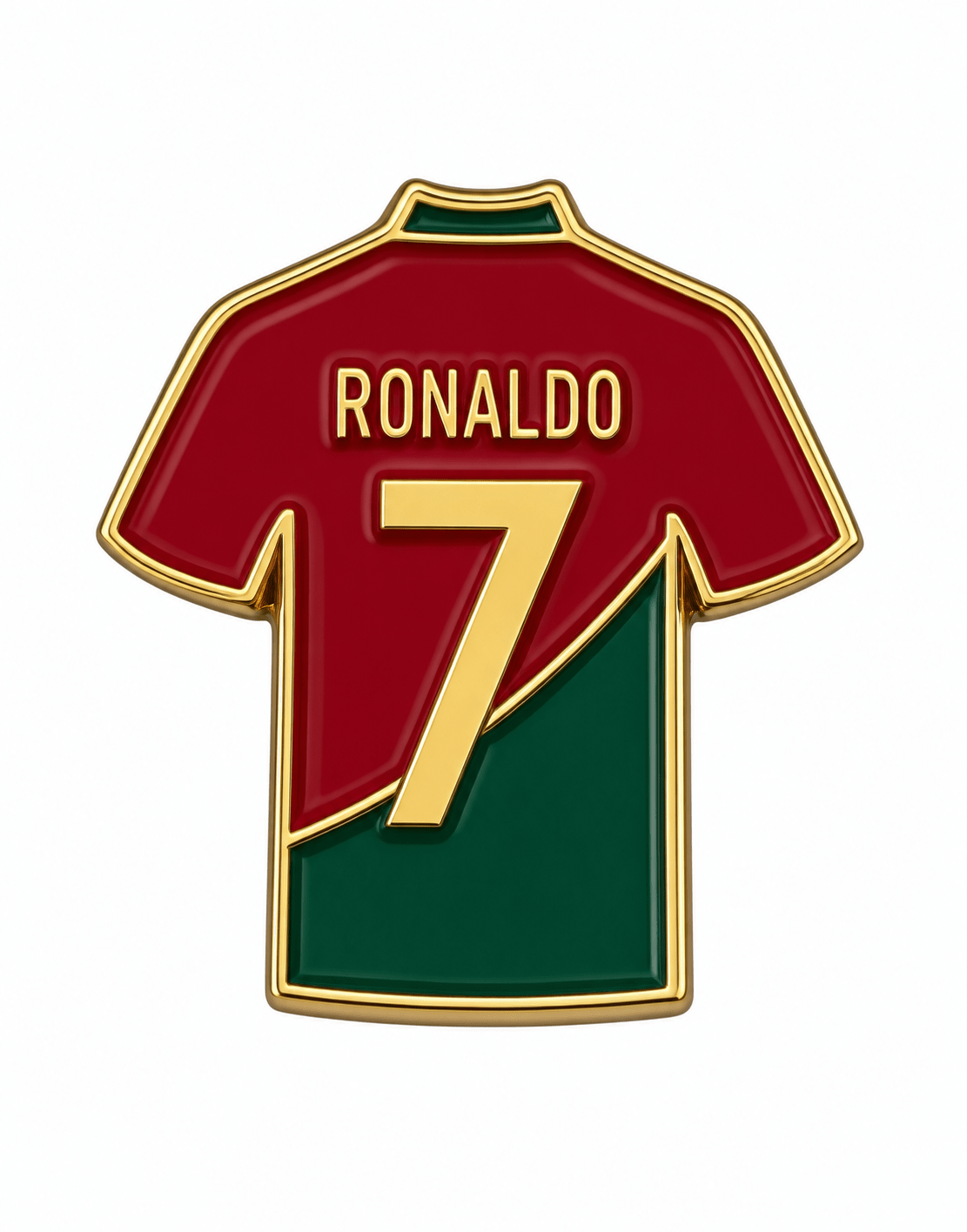 Portugal Ronaldo Jersey Enamel Pin | SoccerWearhouse