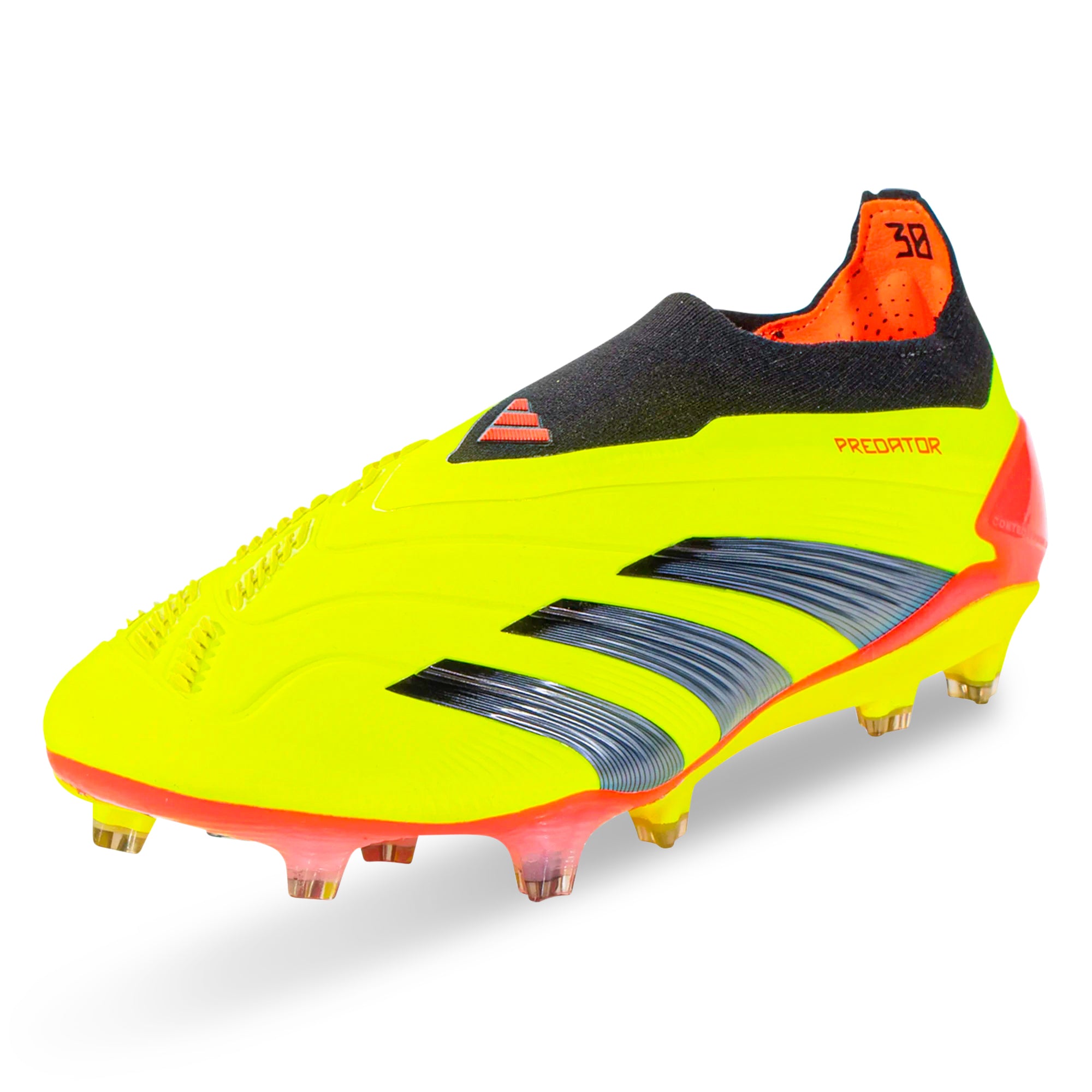 adidas Predator Elite LL FG Soccer Cleats (Solar Yellow/Black