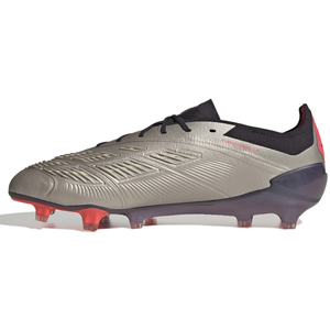 adidas Predator Elite FG Soccer Cleats (Platinum/Black/Carbon)