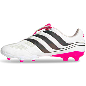 adidas Predator Precision.3 Firm Ground Soccer Cleats (White/Team Shock Pink)