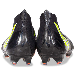 adidas Predator Edge+ Firm Ground Soccer Cleats (Core Black/Team Solar Yellow)