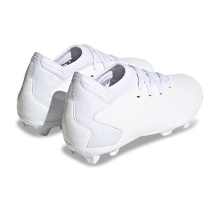 adidas Jr. Predator Accuracy.3 Firm Ground Soccer Cleats (Core White)