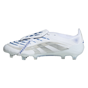 adidas Predator Elite FT FG Soccer Cleats (White/Silver Metallic/Bright Royal)