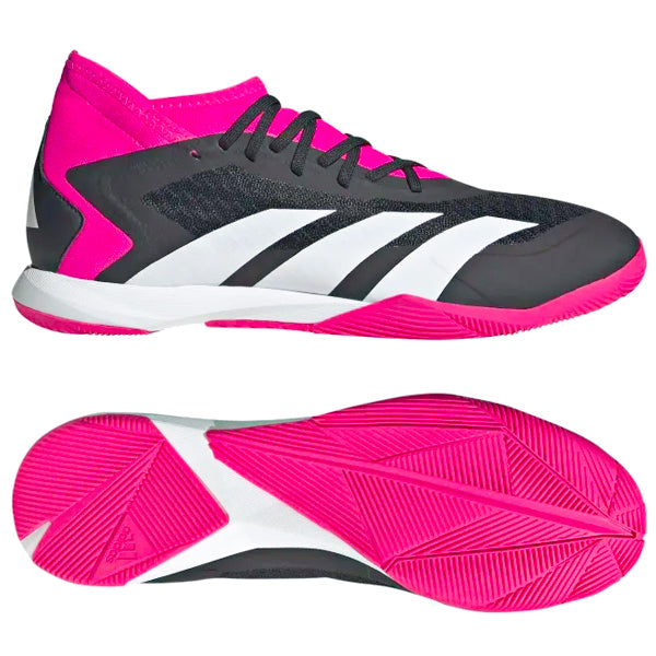 adidas Predator Accuracy Indoor Shoes (Core Black/Team Shock Pink