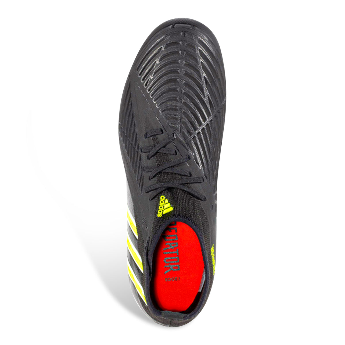 Botas de fútbol adidas Jr. Predator Edge.1 FG (Núcleo Negro/Amarillo Solar)