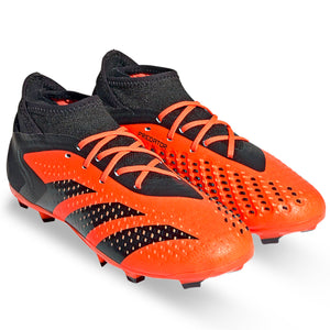 adidas Jr. Predator Accuracy.1 FG Soccer Cleats (Solar Orange/Black)