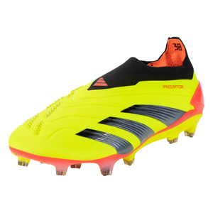 adidas Predator Elite LL FG Soccer Cleats (Solar Yellow/Black/Solar Red)