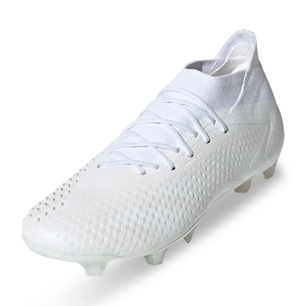 adidas Predator Accuracy.1 Firm Ground Soccer Cleats Core White Soccer Wearhouse