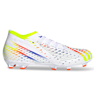 adidas Predator Edge.2 Firm Ground Soccer Cleats (White/Multi)