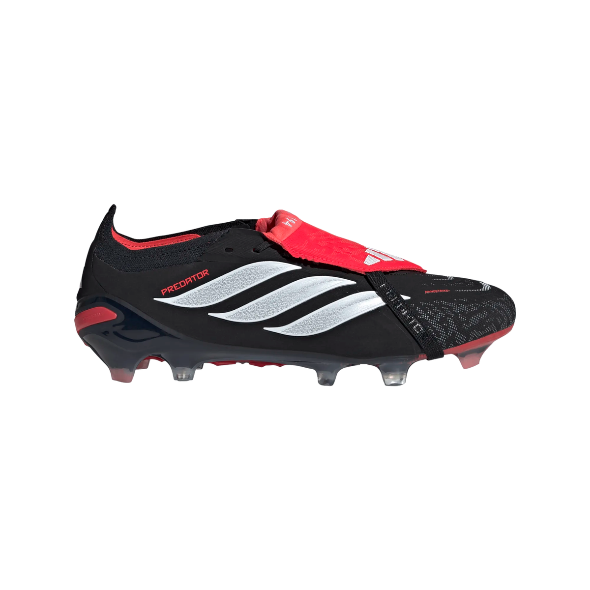 adidas Predator Elite FT Firm Ground Soccer Cleats (Black/White/Lucid Red)