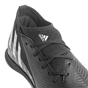 adidas Jr. Predator Edge .3 Indoor Soccer Shoes (Core Black)