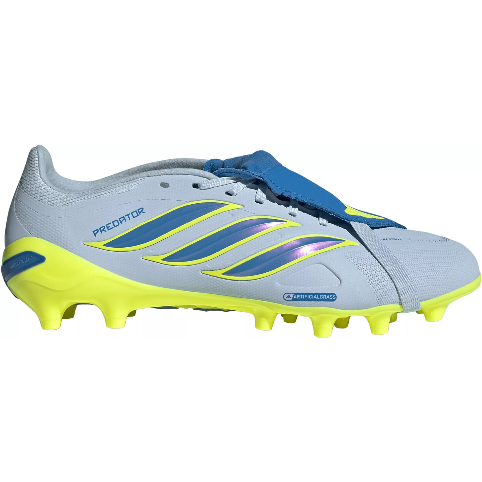 adidas Predator League FT FG Soccer Cleats (Blue/Solar Yellow)