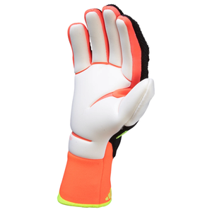 adidas Predator Pro Fingersave Goalkeeper Glove (Black/Solar Red/Solar Yellow)