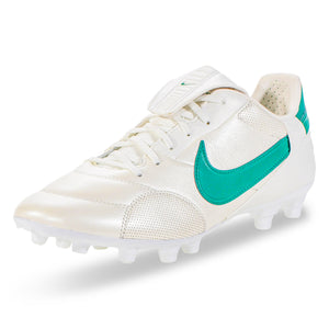 Nike Premier III FG Soccer Cleats (Metallic Summit White/Mystic Green)