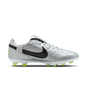 Nike Premier III Firm Ground Soccer Cleats (Metallic Silver/Black-Volt)