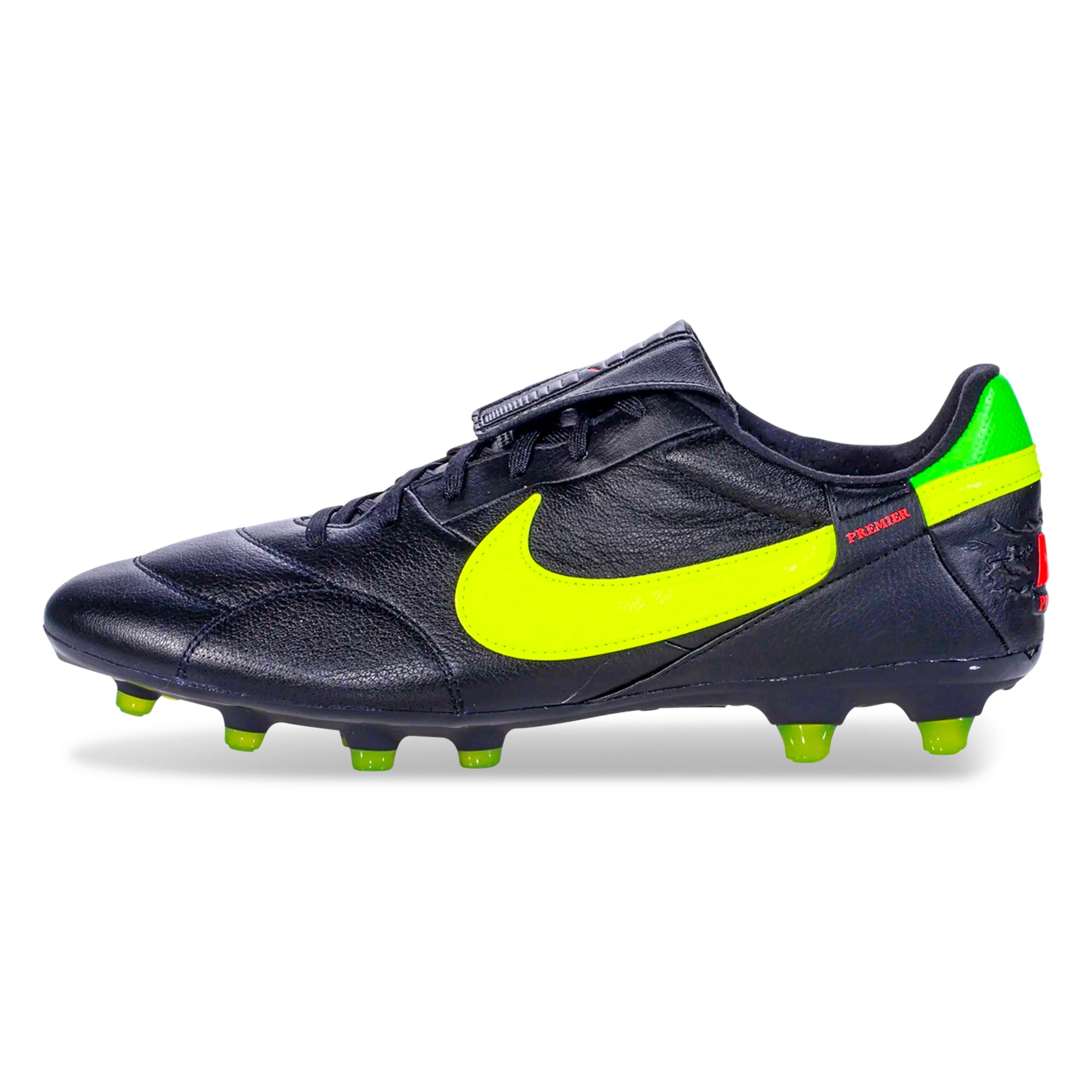 Nike Premier III FG Soccer Cleats (Black/Volt-Green Strike