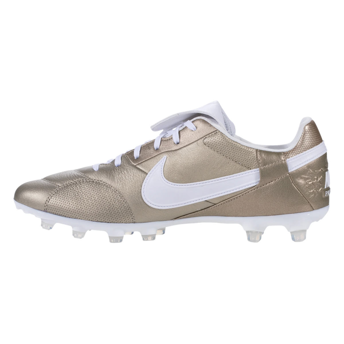 nike gold and white football cleats