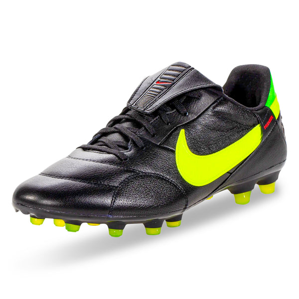 Nike Premier III FG Soccer Cleats Black Volt Green Strike Soccer Wearhouse