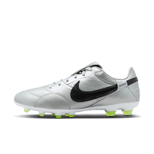 Nike Premier III FG Soccer Cleats (Metallic Silver/Black-Volt)