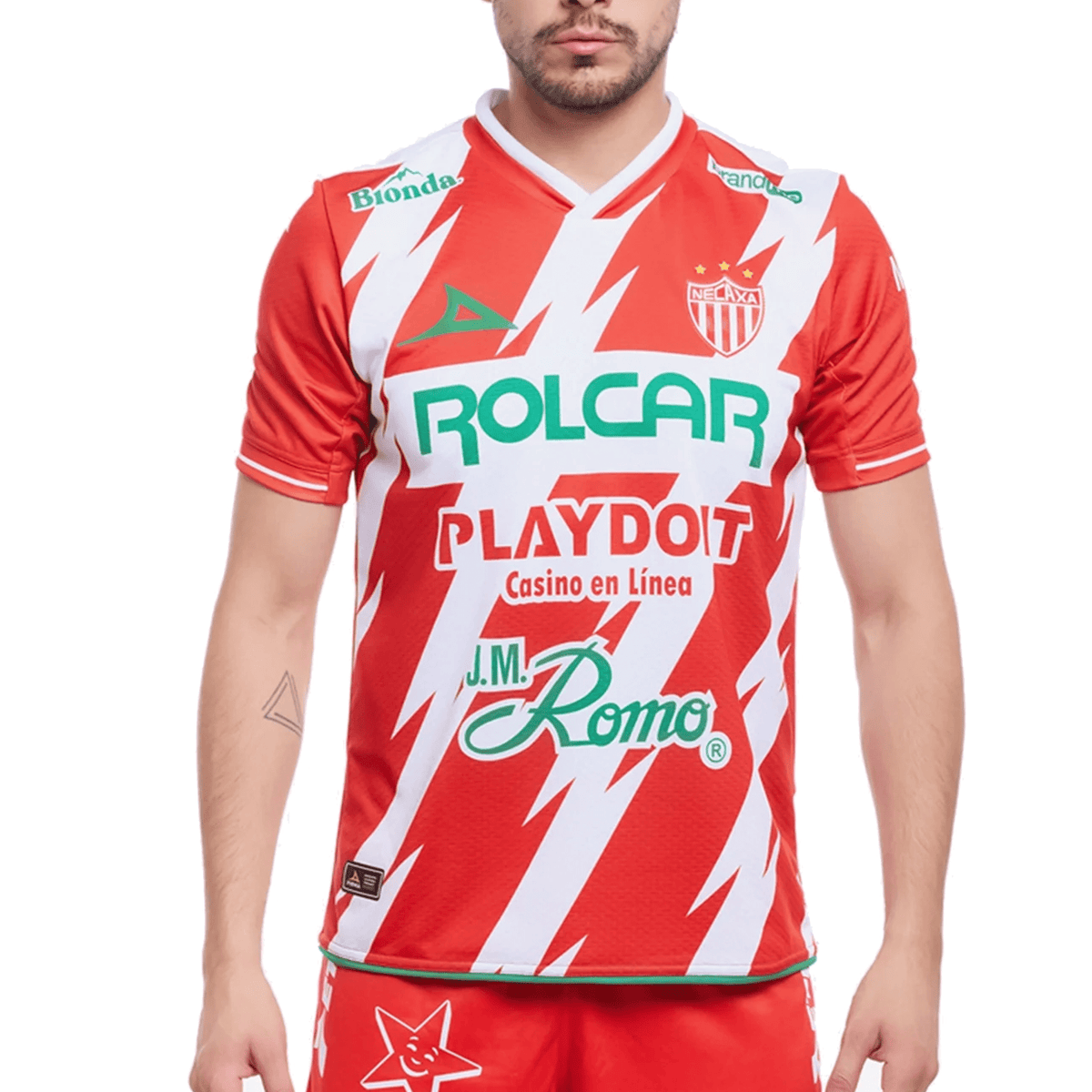 Prima Necaxa Home Jersey 24/25 (Red/White) | SoccerWearhouse