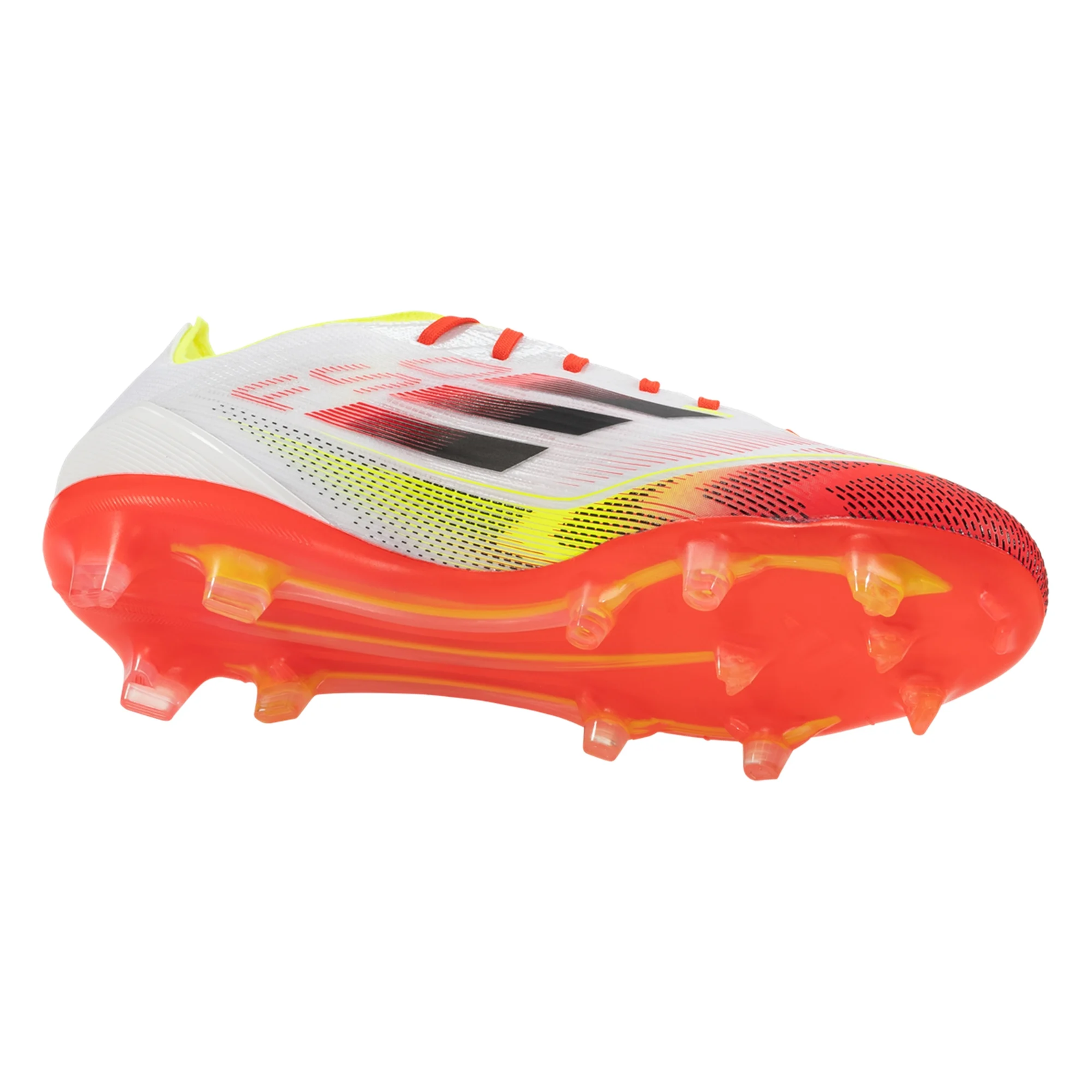 adidas F50 Pro FG Soccer Cleats (White/Black/Yellow)