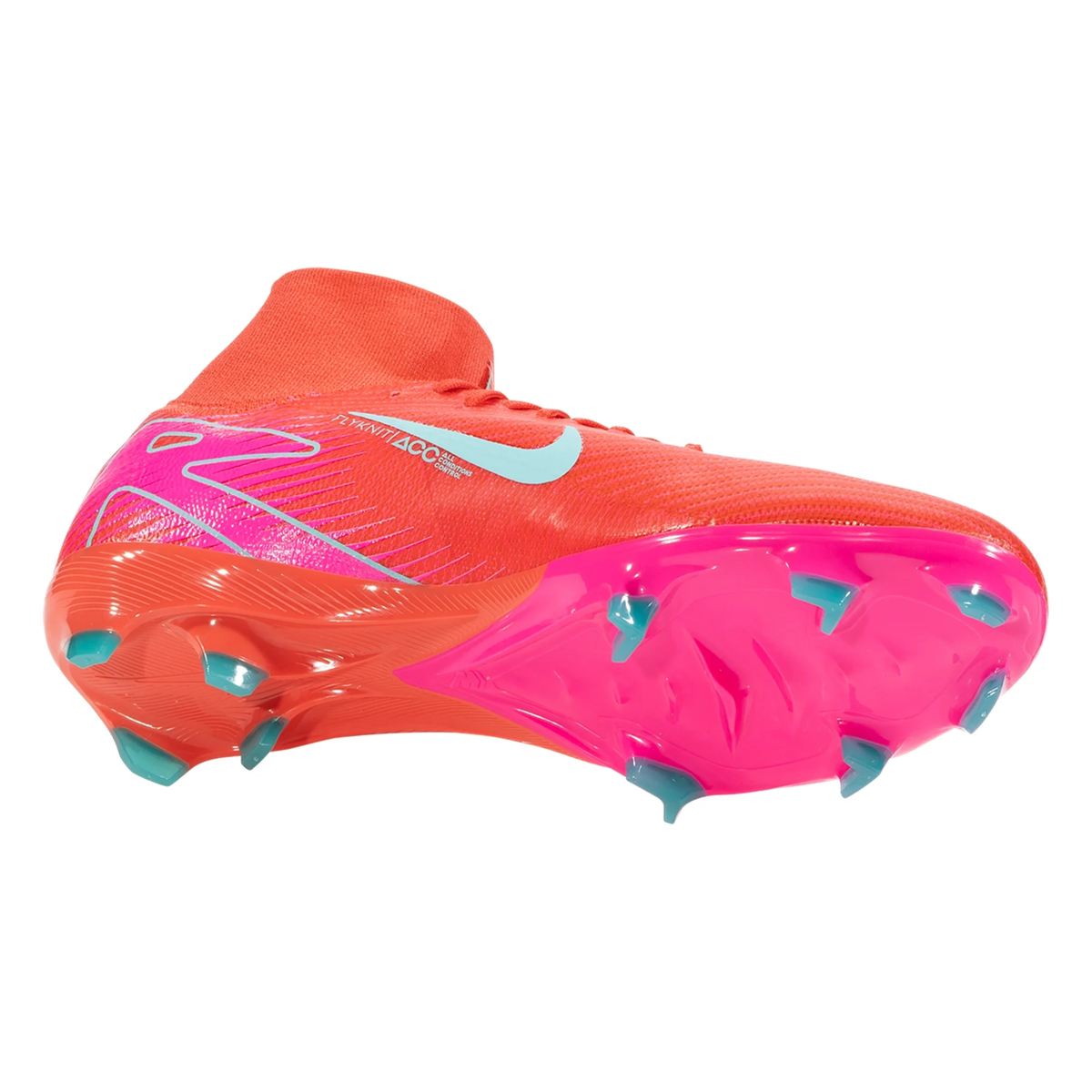Nike Zoom Superfly 10 Pro FG Soccer Cleat (Ember Glow/Aurora Green)