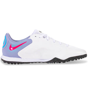 Nike React Legend 9 Pro Turf Soccer Shoes (White/Black-Baltic Blue)